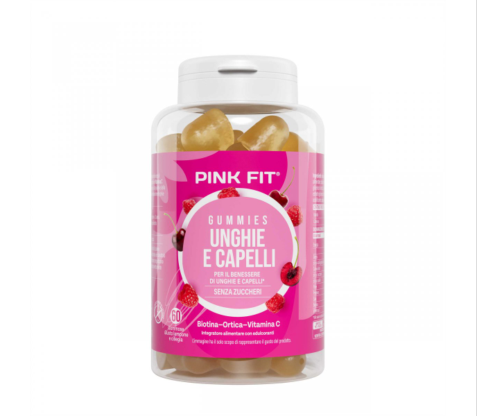Pink Fit Gummies – Unghie e Capelli 60 caramelle gommose